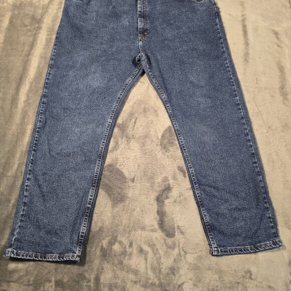 Wrangler Performance Series Jeans Mens 38x30 Straight Leg Blue Denim - Picture 8 of 14